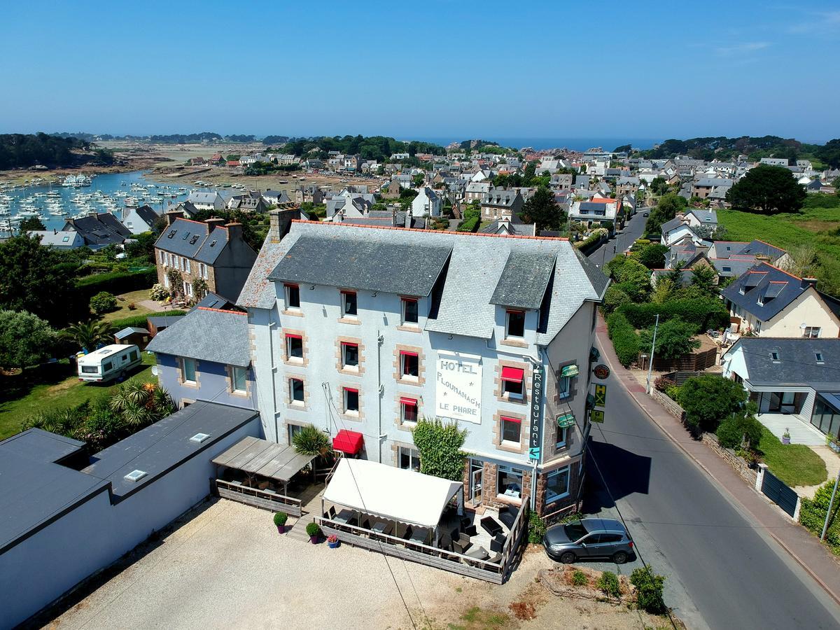 Hotel Restaurant Le Phare Perros-Guirec Exterior photo